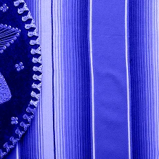 Fondo decorativo con filtro azul para la sección de servicios de logística internacional de Ágilex en México, mostrando patrones abstractos de rayas y un borde decorado.